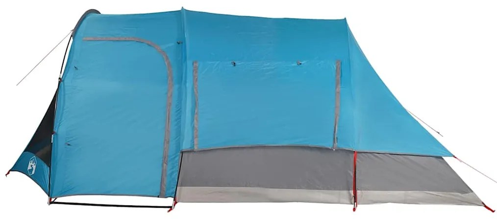 Tenda familiar para 6 pessoas impermeável azul