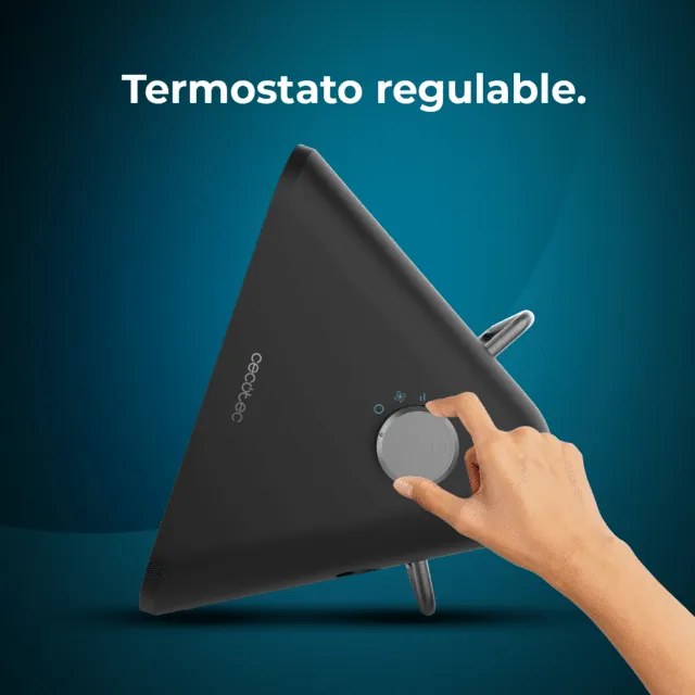 Aquecedor de mesa em cerâmica com 1500 W ReadyWarm 1500 Max Ceramic Design Black Preto