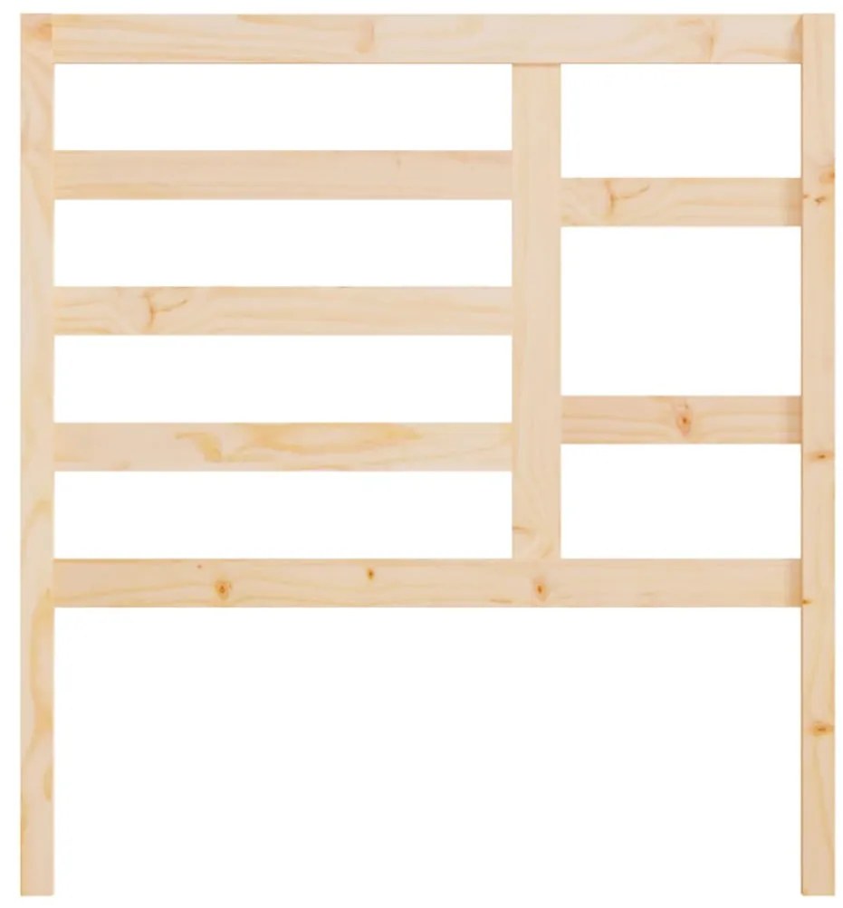 Cabeceira de cama 106x4x104 cm madeira de pinho maciça