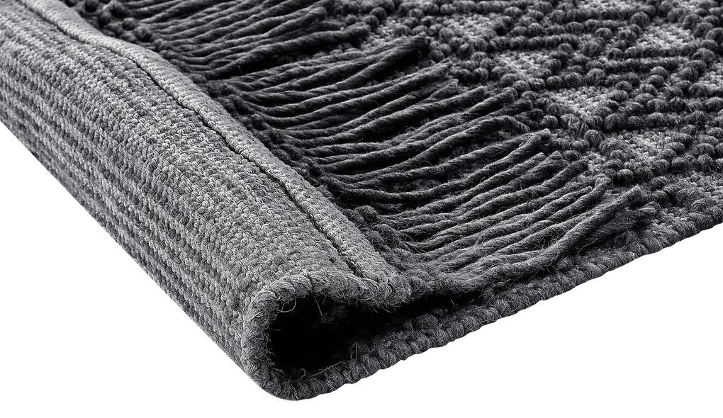 Tapete em lã preto 200 x 300 cm ALUCRA Beliani