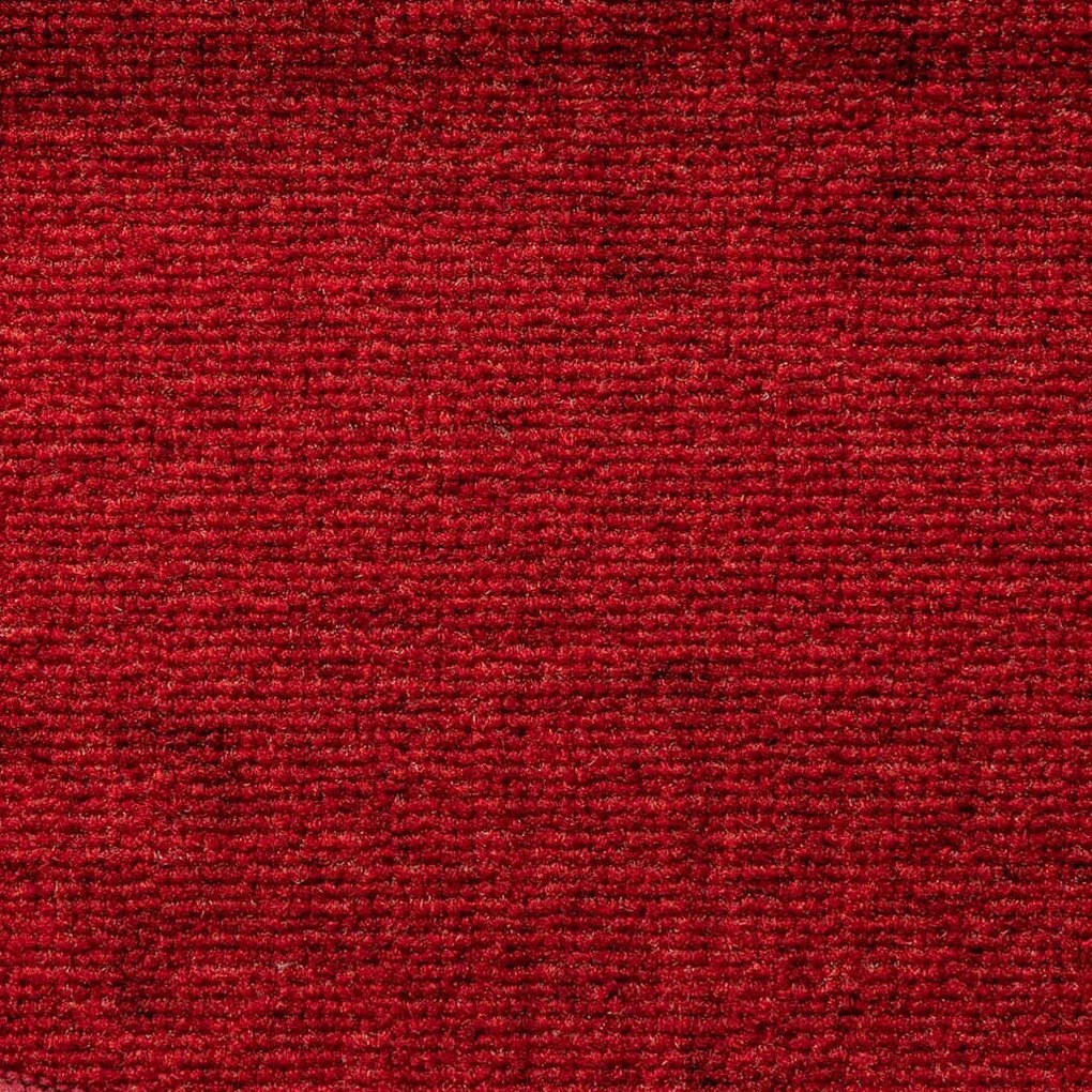 Tapetes de escada adesivos 15 pcs 65x21x4 cm vermelho