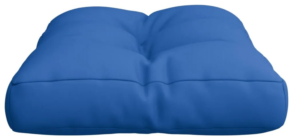 Almofadão para sofá de paletes 60x40x12 cm tecido azul real
