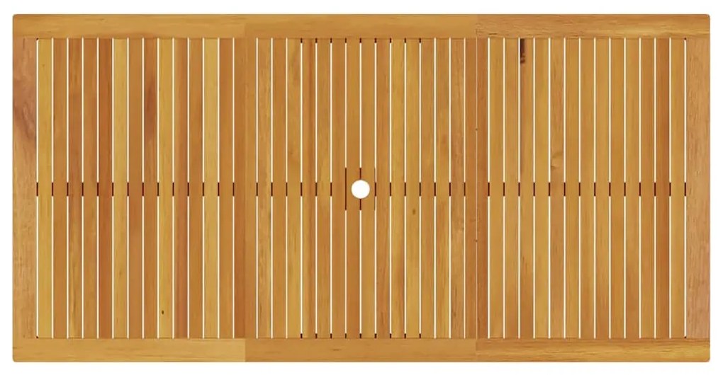 Conjunto de Mesa de Jantar 9 pcs 180 x 90 x 75 cm