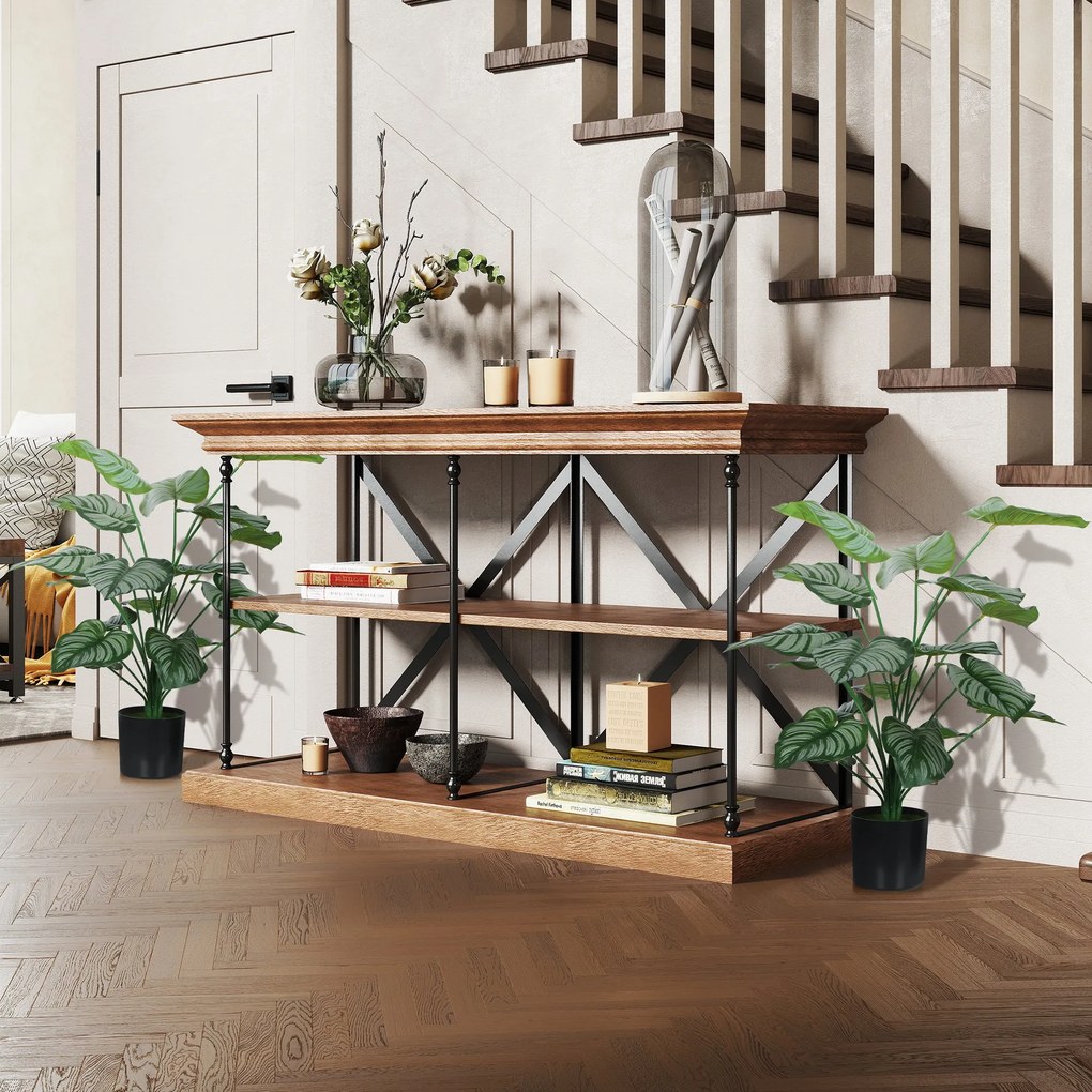 Conjunto de 2 plantas artificiais de interior com 65 cm, árvore artificial com vaso de plástico e acabamento flocado, verde