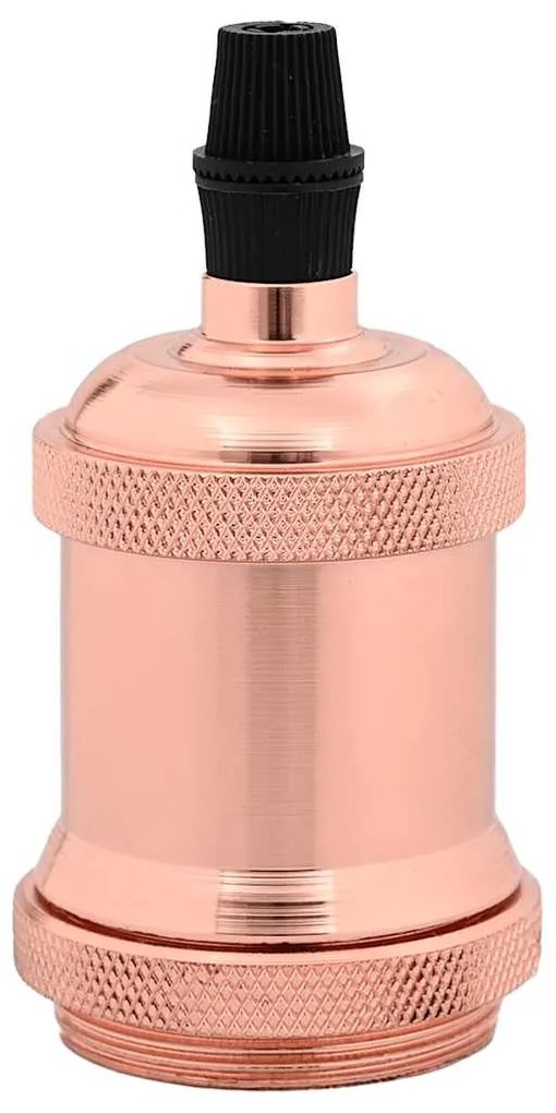 Casquilhos de lâmpadas 2 pcs rosa dourado E27