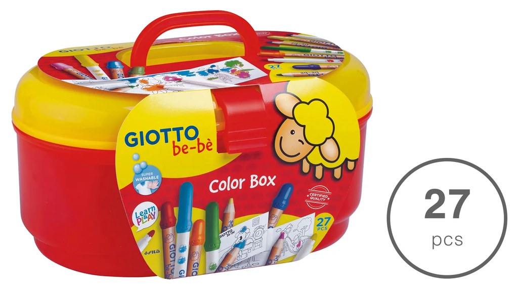 Giotto Be-Bé Supercolorbox 27 Peças