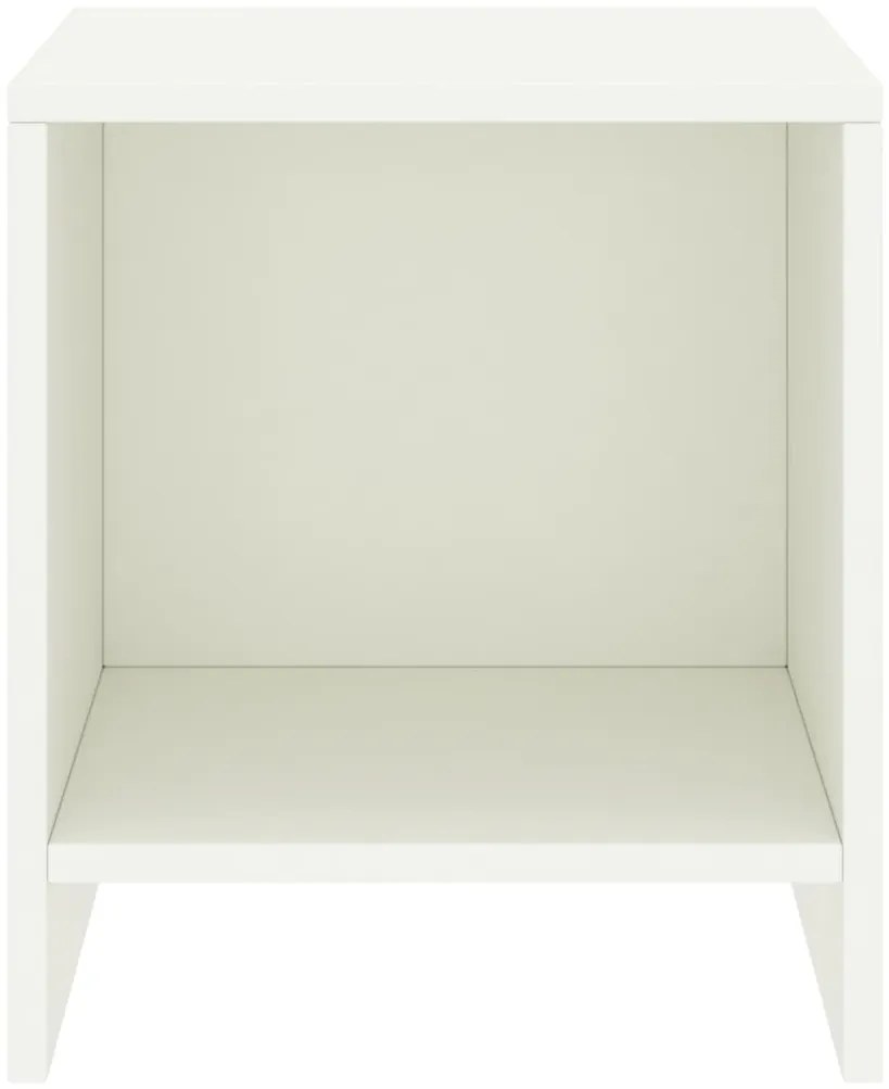 Mesas de cabeceira 2 pcs 35x30x40cm madeira pinho maciça branco