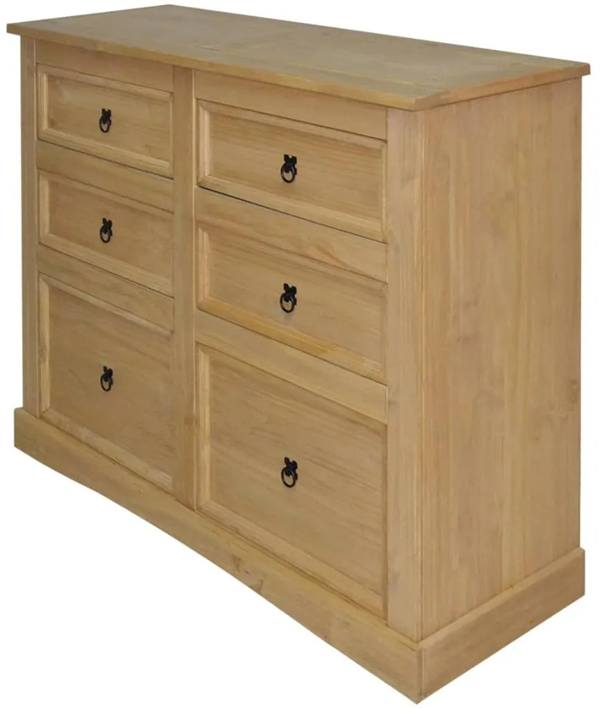 vidaXL Aparador Corona Range 110x43x81 cm pinho mexicano