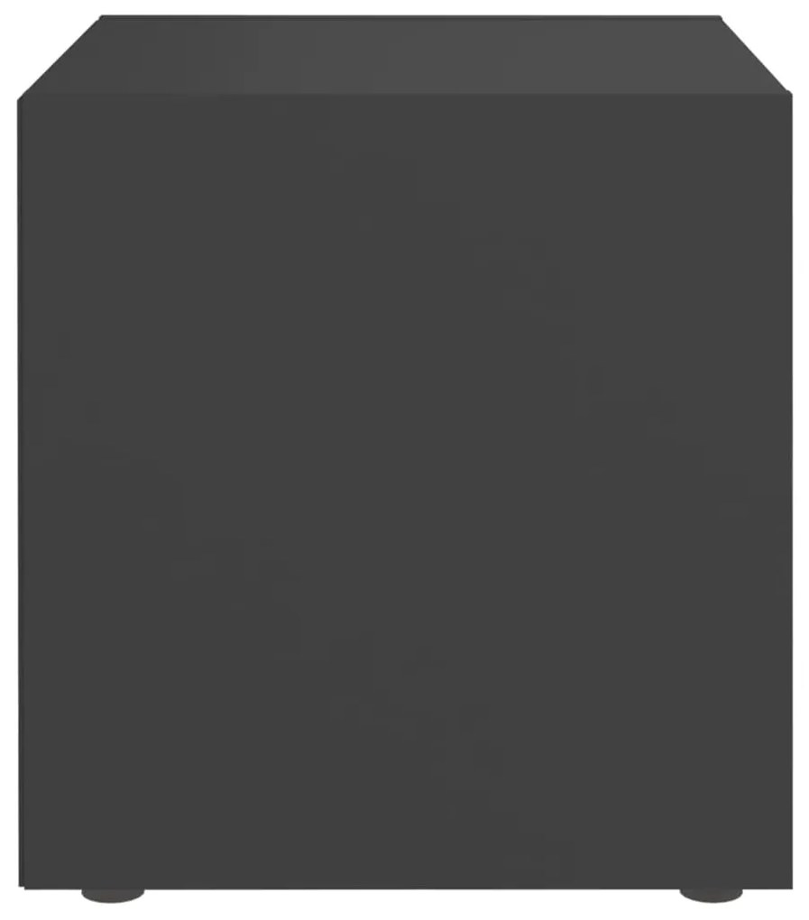 Móveis de TV 2 pcs 37x35x37 cm derivados de madeira cinzento