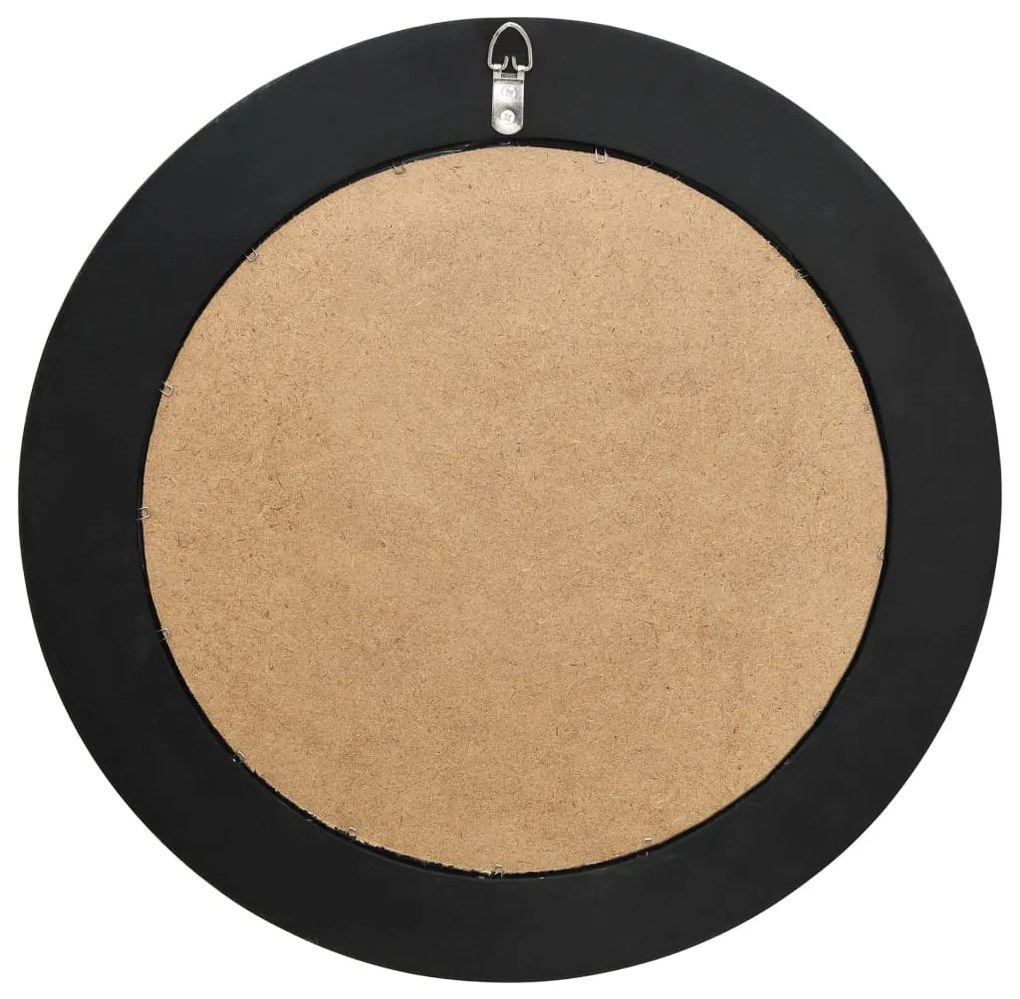Espelho de parede estilo barroco 50 cm preto