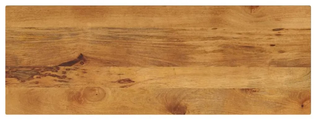 vidaXL Tampo de mesa retangular 140x60x3,8 cm mangueira maciça