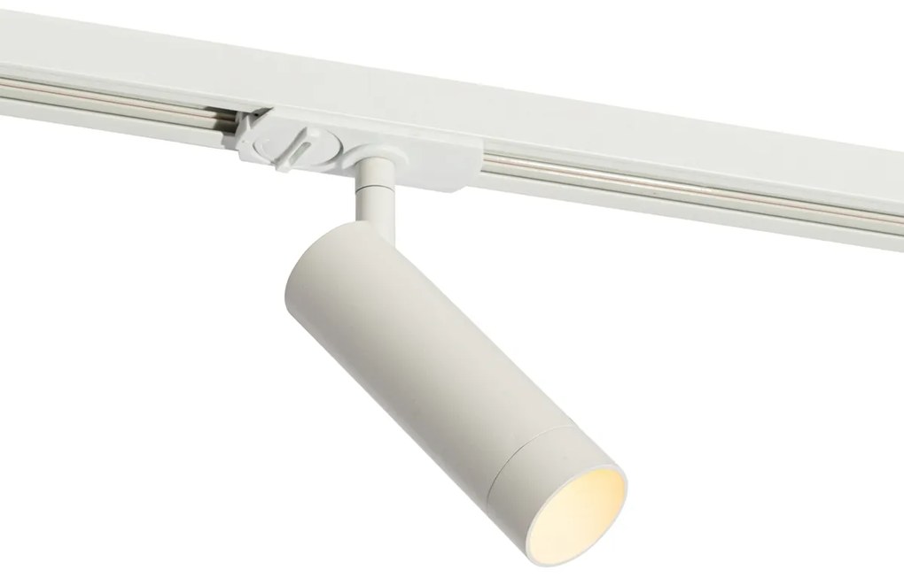 Foco branco moderno para sistema de trilhos monofásico 35 mm - Iconic Jeana Luxe