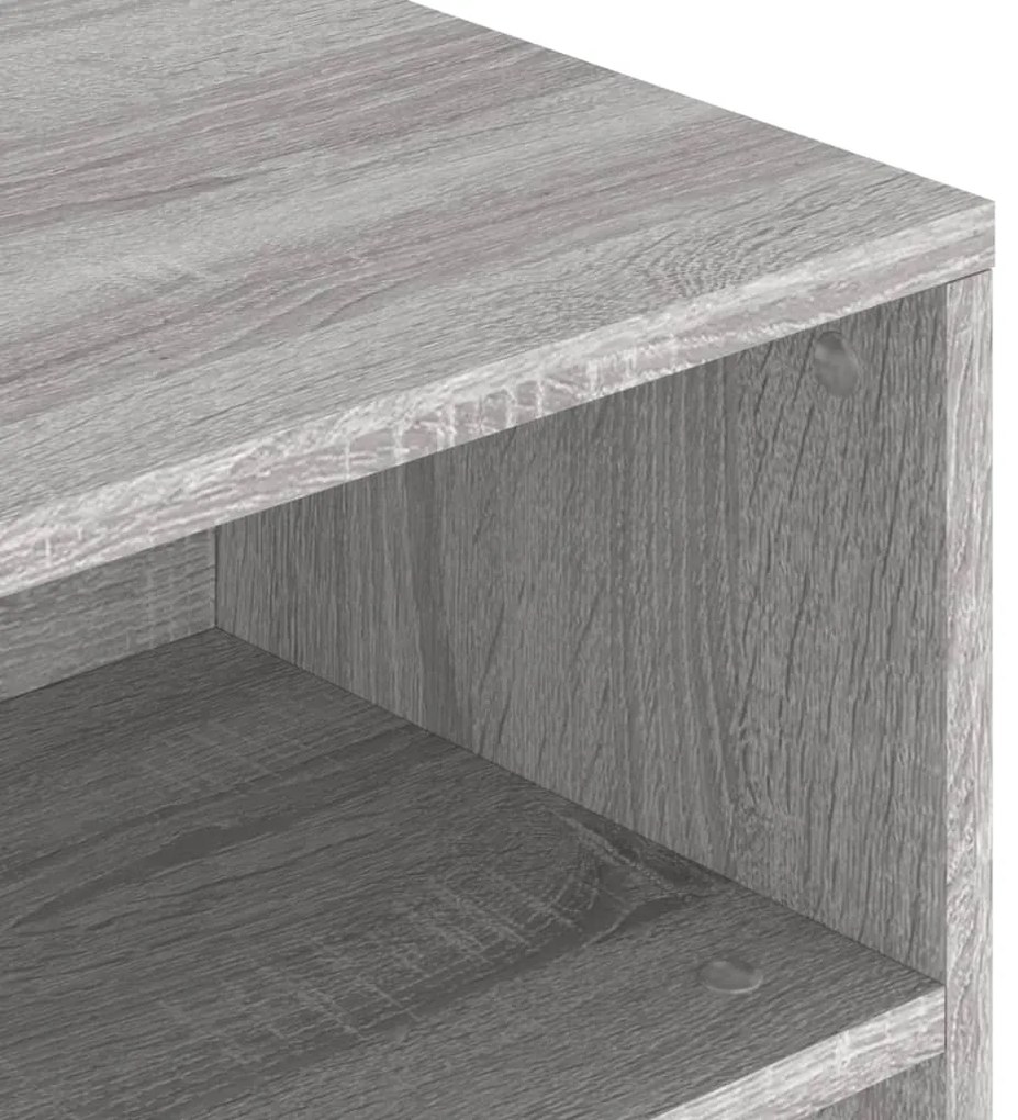 Mesa de centro 90x55x42,5 cm derivados de madeira cinza sonoma