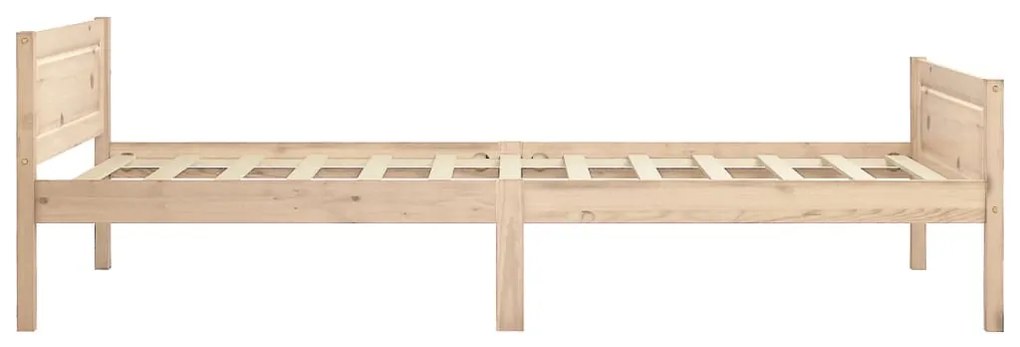 Estrutura de cama 90x200 cm pinho maciço