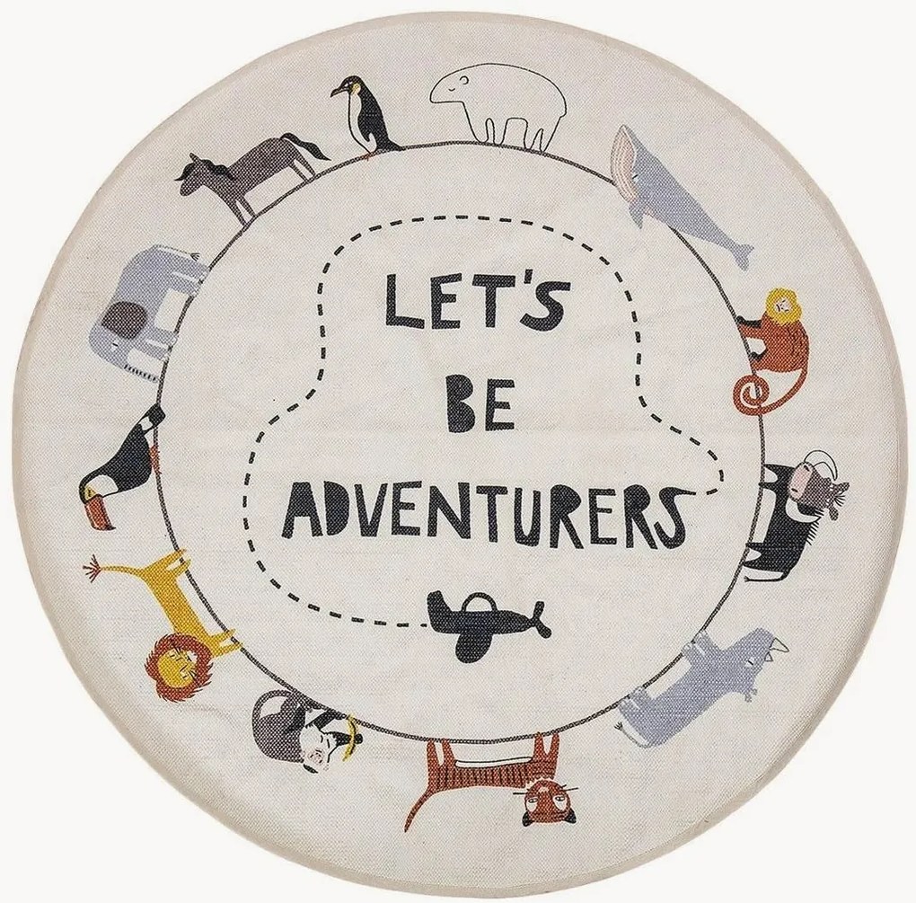 Tapete redondo em algodão Adventurer