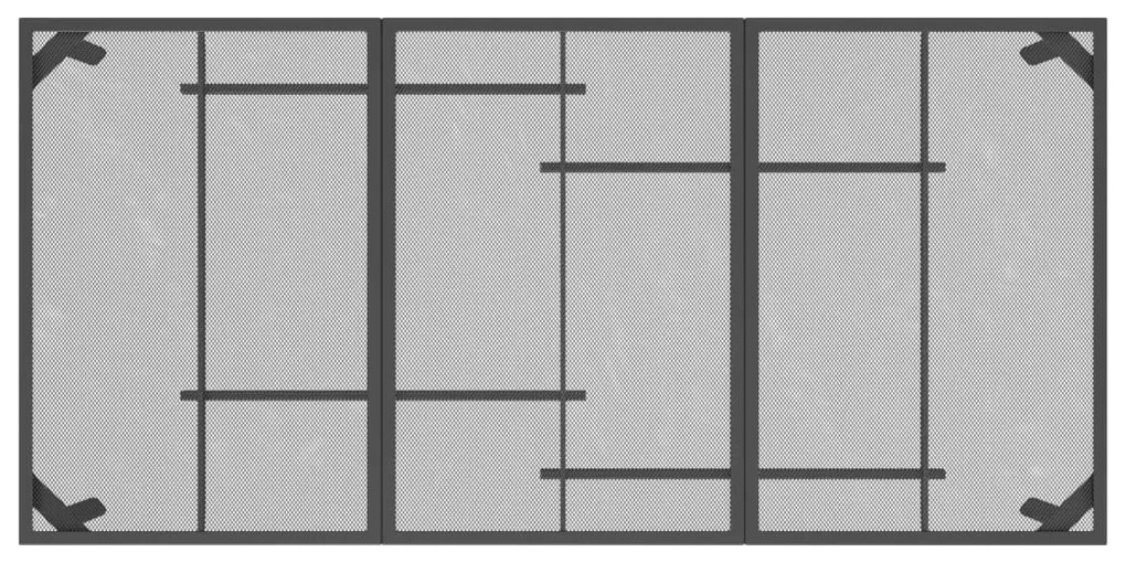Mesa de jardim 165x80x72 cm malha de aço antracite