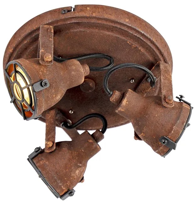 Plafon Inteligente Castanho Ferrugem Incl. 3 WiFi GU10 - Sorra