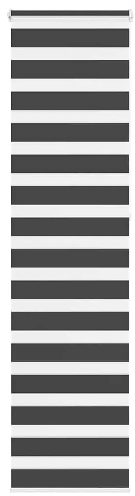 vidaXL Cortina de zebra 55x230 cm largura do tecido 50,9 cm poliéster