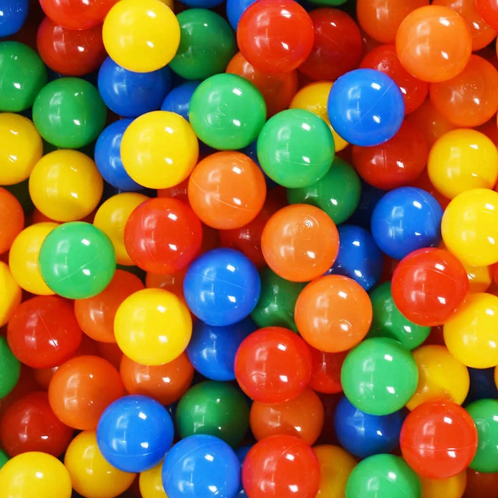 vidaXL Bolas de brincar 500 pcs multicolor