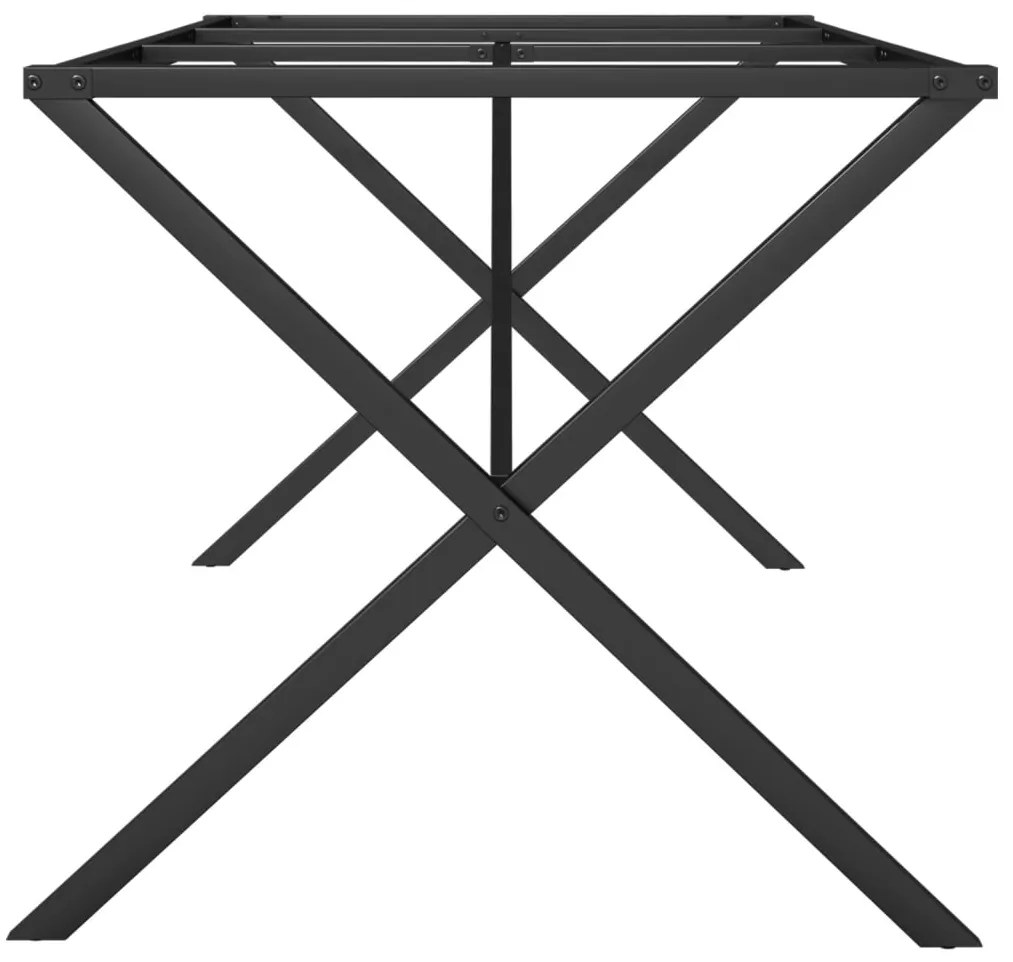 Pernas para mesa de jantar estrutura em X aço