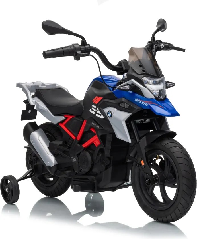 Mota eletrica para Crianças 2 a 5 anos 12V BMW G310GS Rodas EVA, Azul