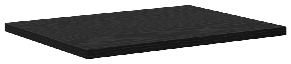 Prateleiras 4 pcs Carvalho Preto 40x30x1,5 cm Madeira Engenharia