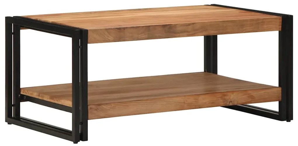 Mesa de centro 90x50x38 cm madeira de acácia maciça