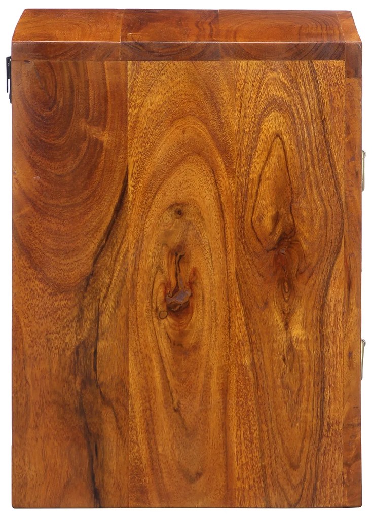 Mesa de Cabeceira 35x30x40 cm Madeira Maciça Acácia