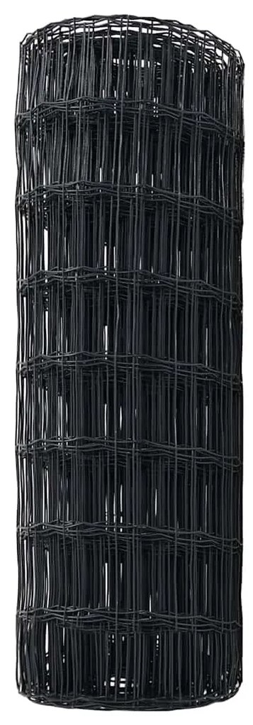 Cerca Euro Cinza 0,6x25 m Aço