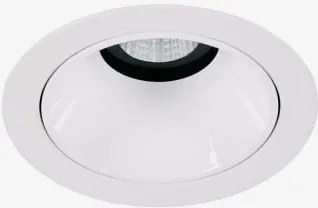 Downlight Led Embutido Com Moldura Redonda Ø7 Cm Para Exterior Em Alumínio Orelva Branco & Branco 3000k & 8 W & 23º - Sklum