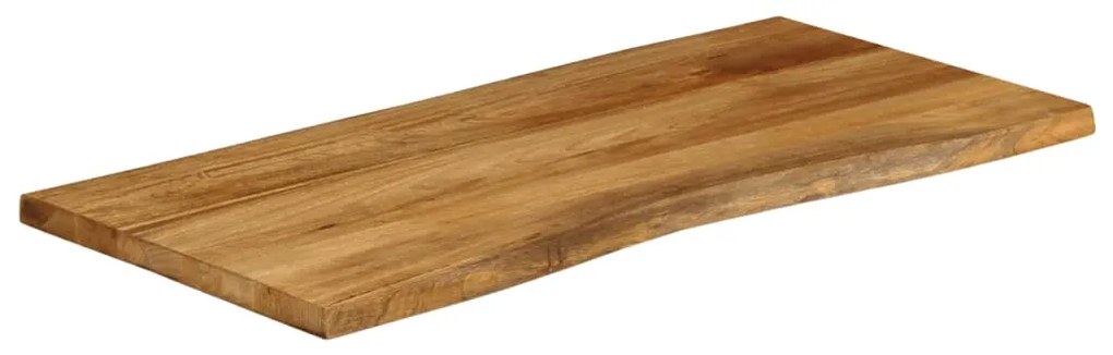 Tampo de mesa c/ borda viva 120x60x2,5 cm mangueira maciça