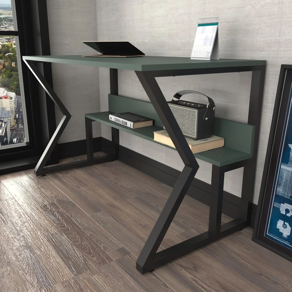 Secretária Wake – Verde – 120x72,8x60 cm