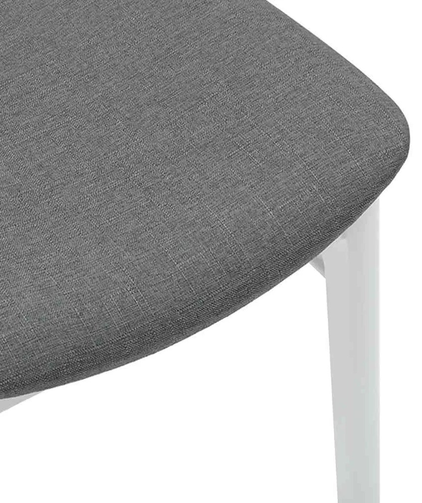 Cadeiras de jantar com almofadões 2 pcs madeira maciça branco