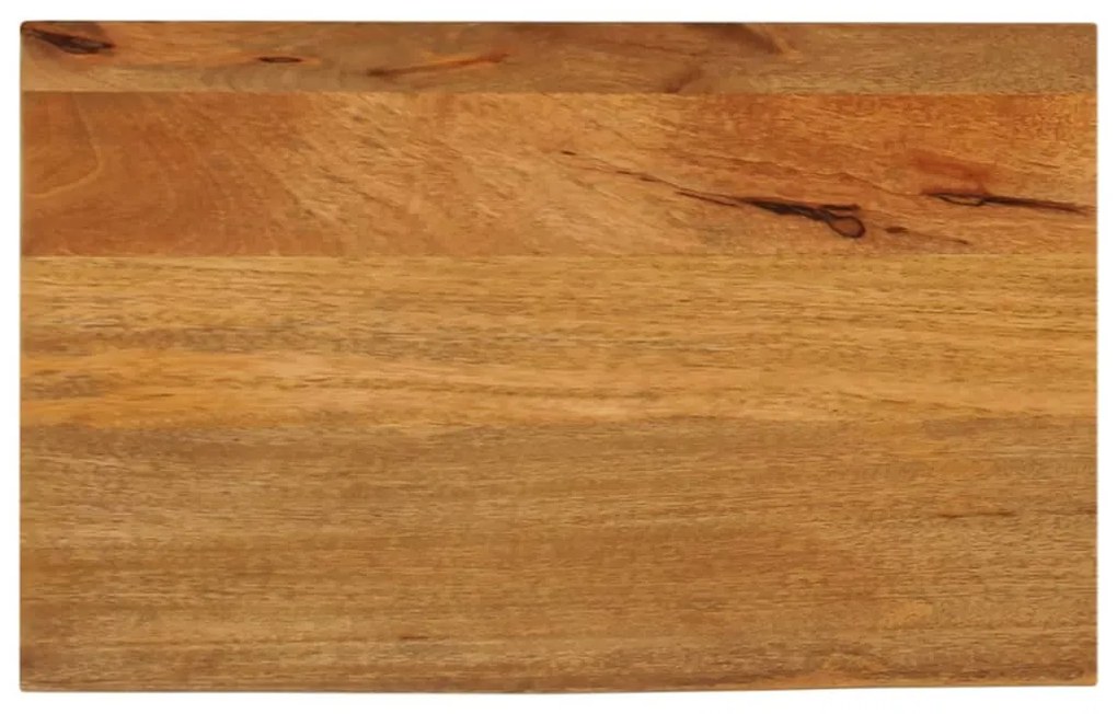 vidaXL Tampo de mesa c/ borda viva 60x40x3,8 cm mangueira maciça