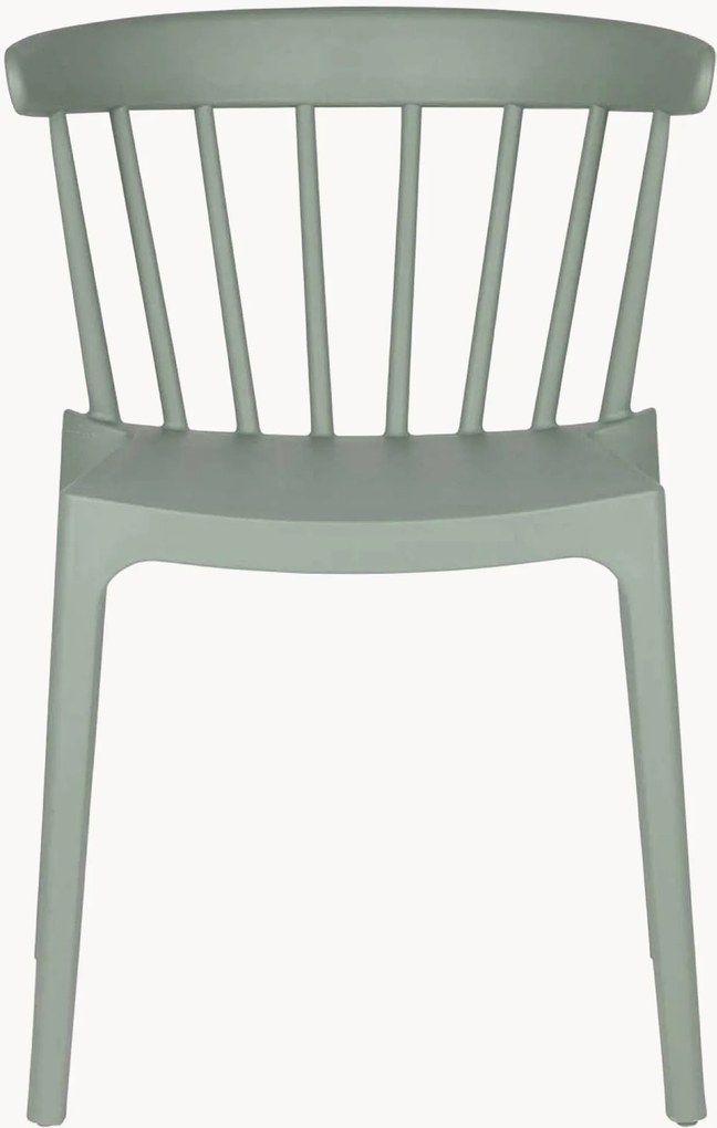 Cadeiras de jantar de jardim empilháveis Bliss, conjunto de 2