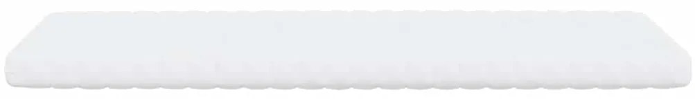 Colchão de espuma 80x220 cm 7 zonas dureza 20 ILD branco