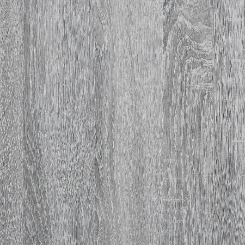 Sapateira 75x34x112 cm derivados de madeira cinzento sonoma