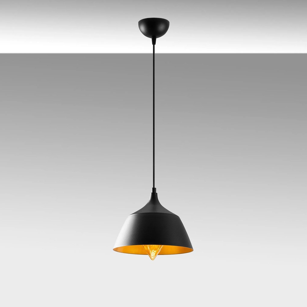 Candeeiro Dodo – Preto – 25 x 25 cm