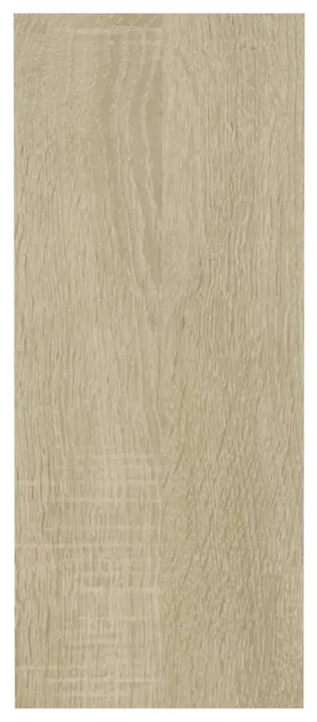 Prateleiras parede forma de cubo 3pcs cm branco/carvalho sonoma