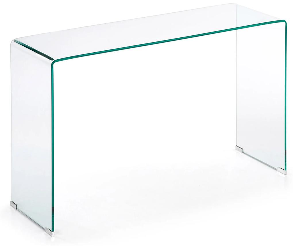 Kave Home - Consola Burano de cristal 125 x 78 cm