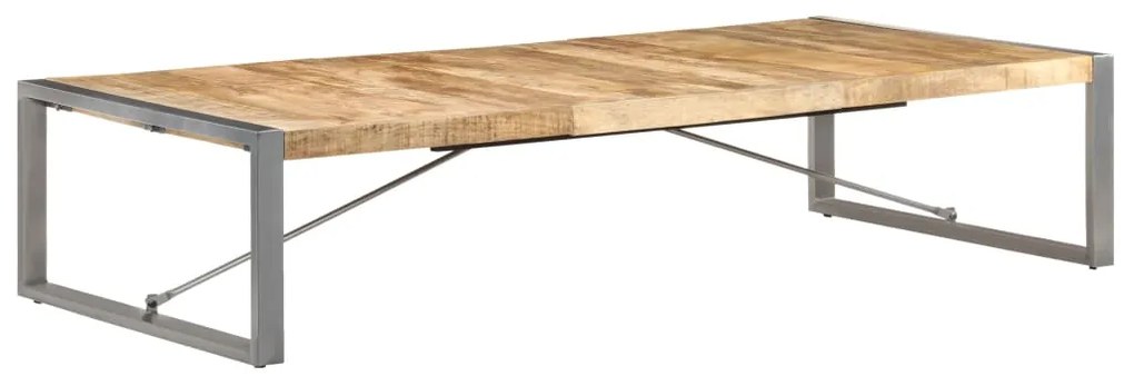 vidaXL Mesa de centro 180x90x40 cm madeira de mangueira áspera