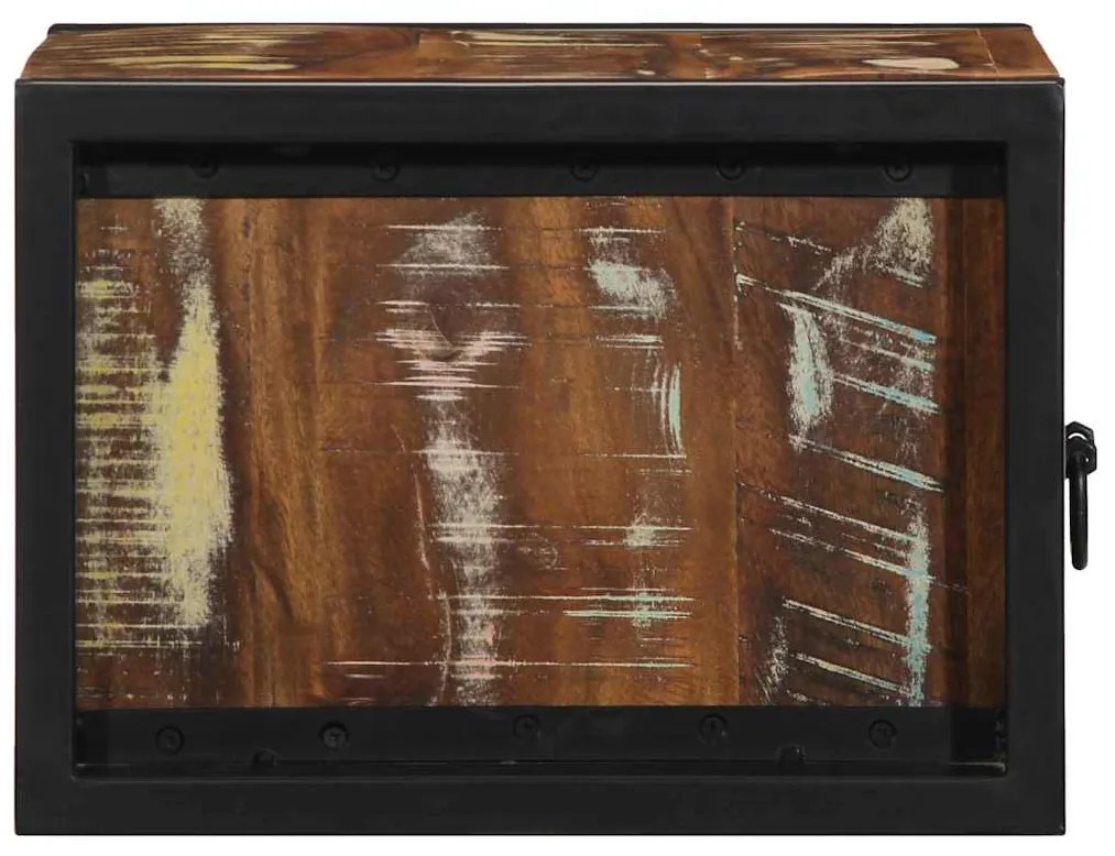 Mesas de cabeceira, 2 pcs, 40x35x25cm madeira maciça recuperada