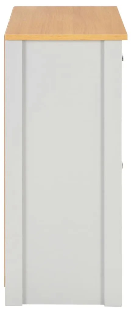 Aparador 79x35x81 cm cinzento