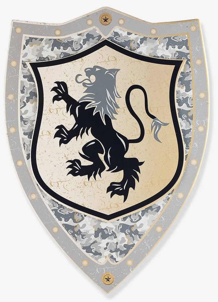 Escudo de cavaleiro Raymond SOUZA prateado