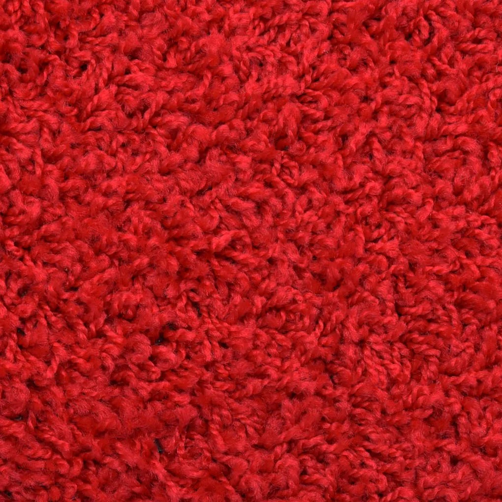 Tapetes de escadas 30 pcs 65x21x4 cm vermelho