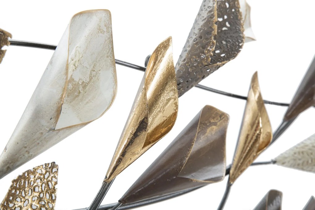 PAINEL DE PAREDE FERRO RAMO 115,5X6X65 CM MULTICOLORIDO