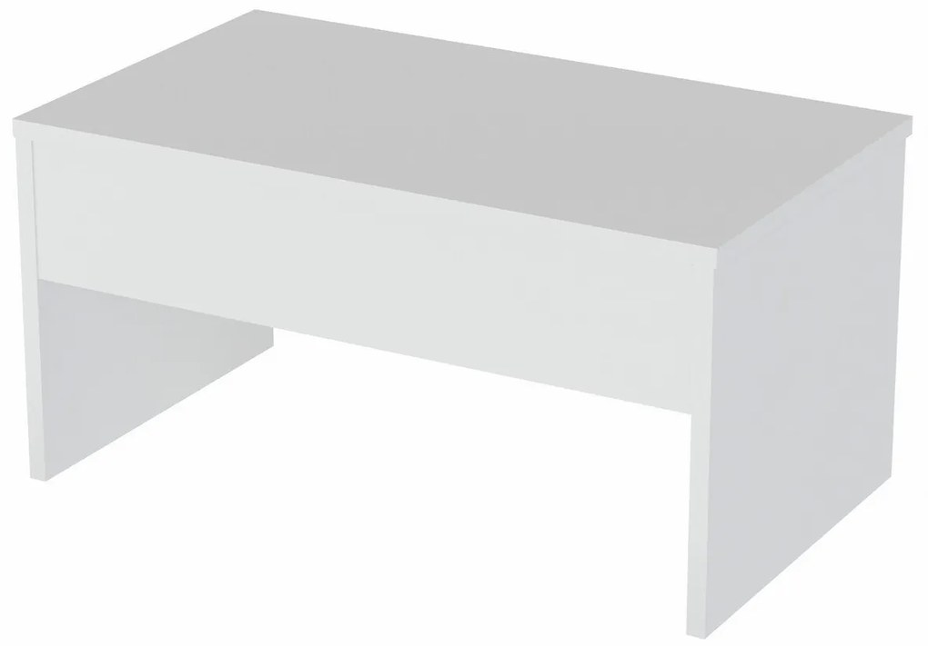 Mesa de Centro Akilli – Branco – 90x45x52 cm | Tribo Home