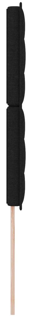Cabeceira Design Linhas Preto 80 cm em Tecido
