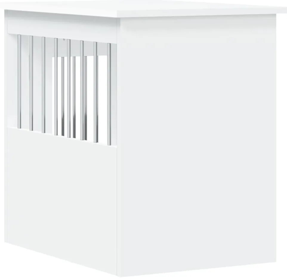 Móvel casota para cão 45x62x59 cm derivados de madeira branco