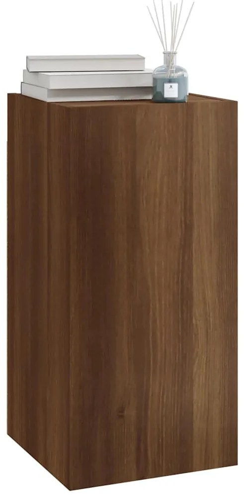 Móveis de TV 2 pcs 30,5x30x60 cm madeira cor carvalho castanho